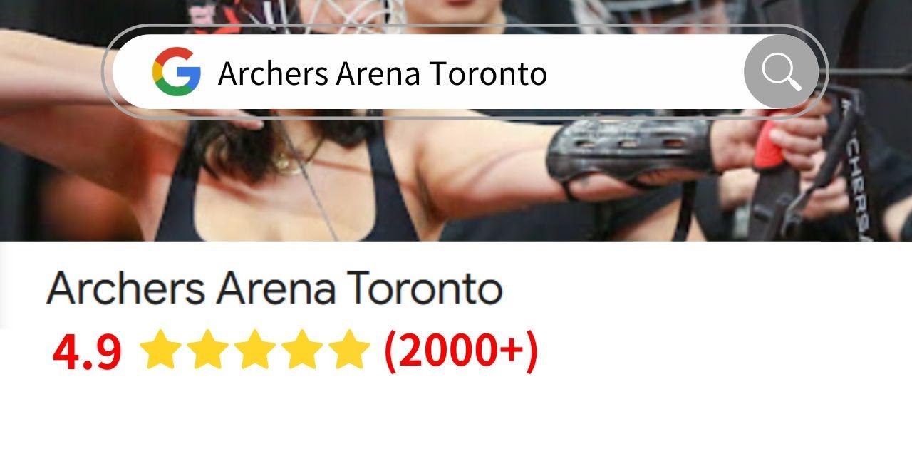 Highest Rated Archery Arena in Toronto 2000+ Google Reviews✨