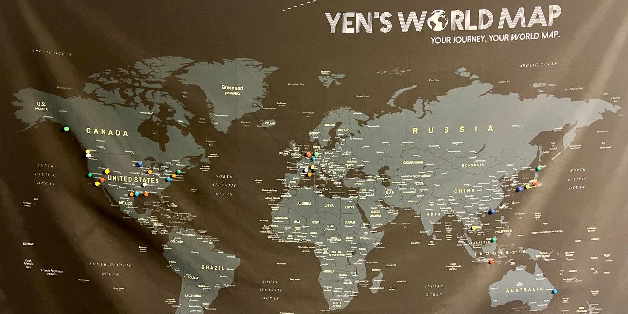 Yen Liao Yen's Travel Map