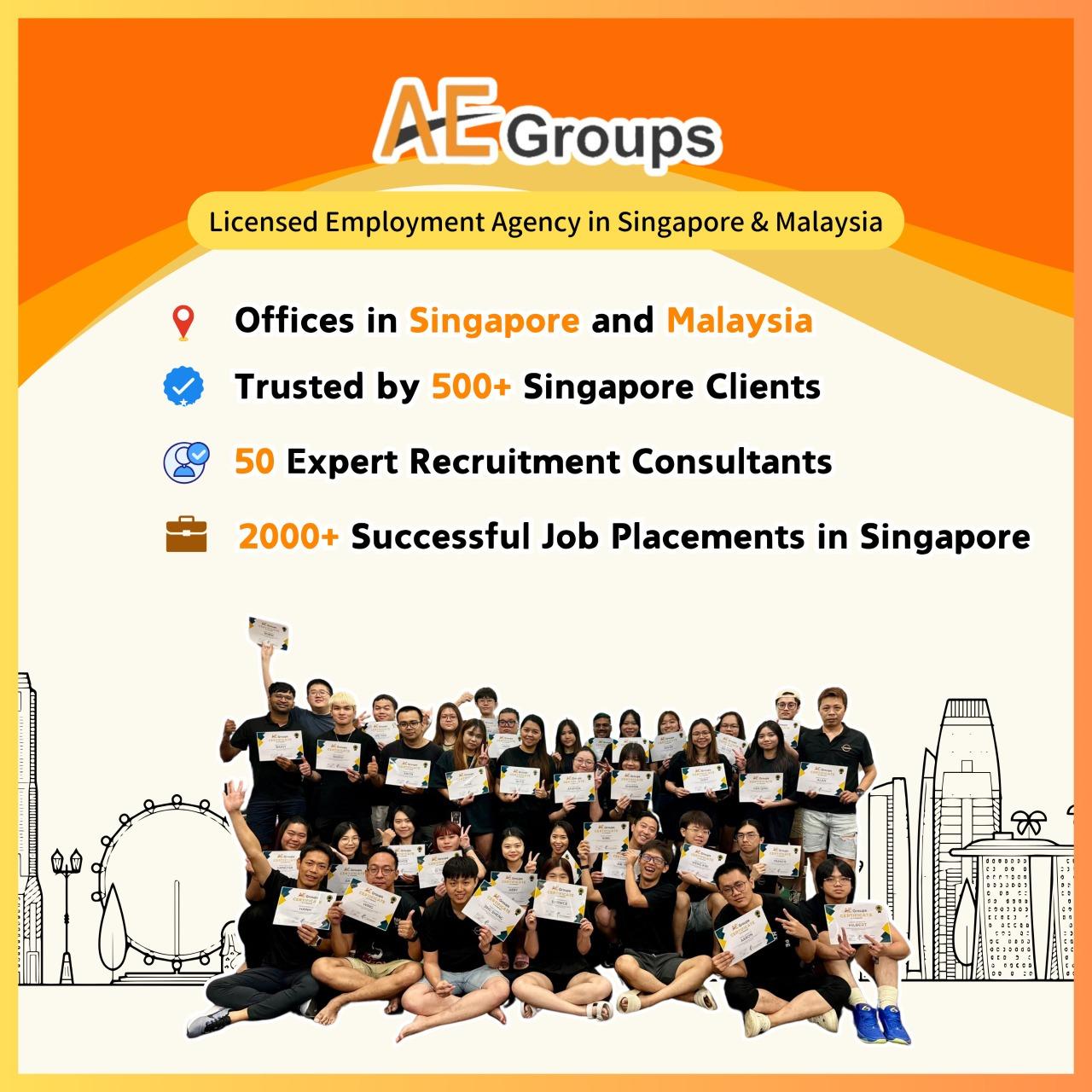 AE Groups (大马人的新加坡工作站) | Instagram, Facebook, TikTok | Portaly