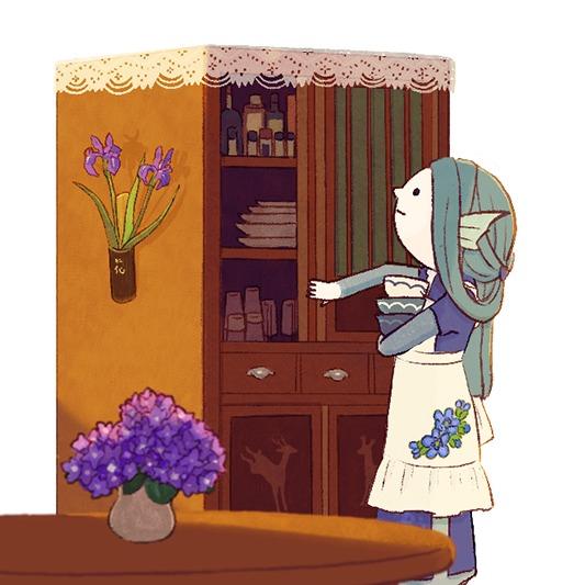 幽町繪 ShaChen Illustration Granny's Home