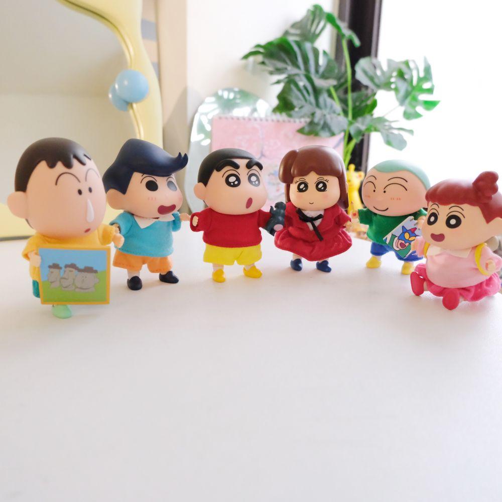 sunsetgoods 日落小物｜正版授權專賣店 《蠟筆小新》人氣收藏✸｜自由變換！關節人角色公仔盒玩 NT$330