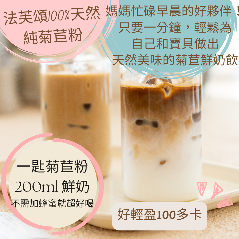 森活市，法芙頌100％天然純菊苣粉