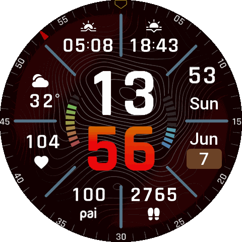 秒針樣式切換 Seconds Hand