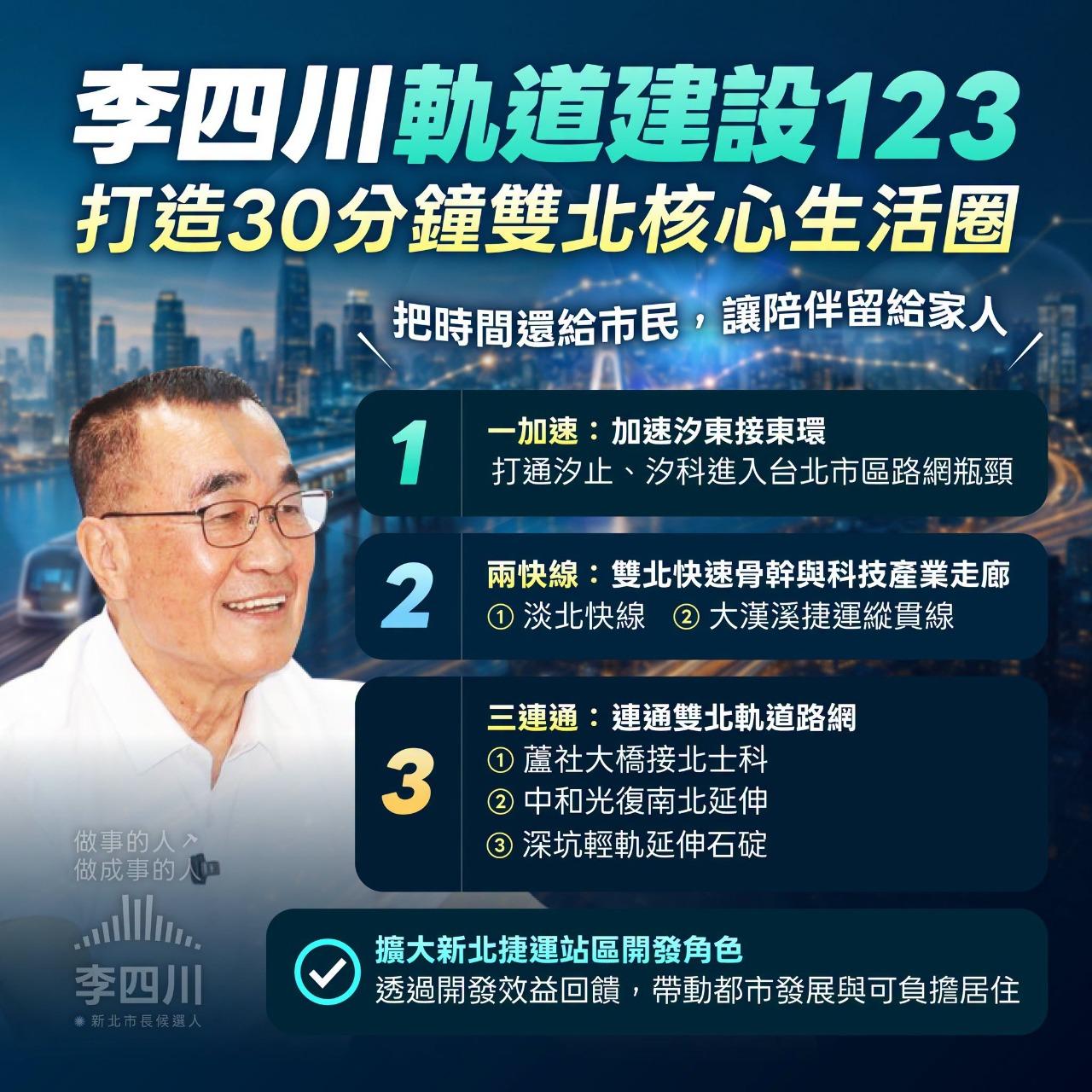 李四川軌道建設