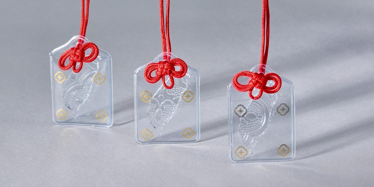 小島誌海棠台灣香火袋 海棠花窗御守