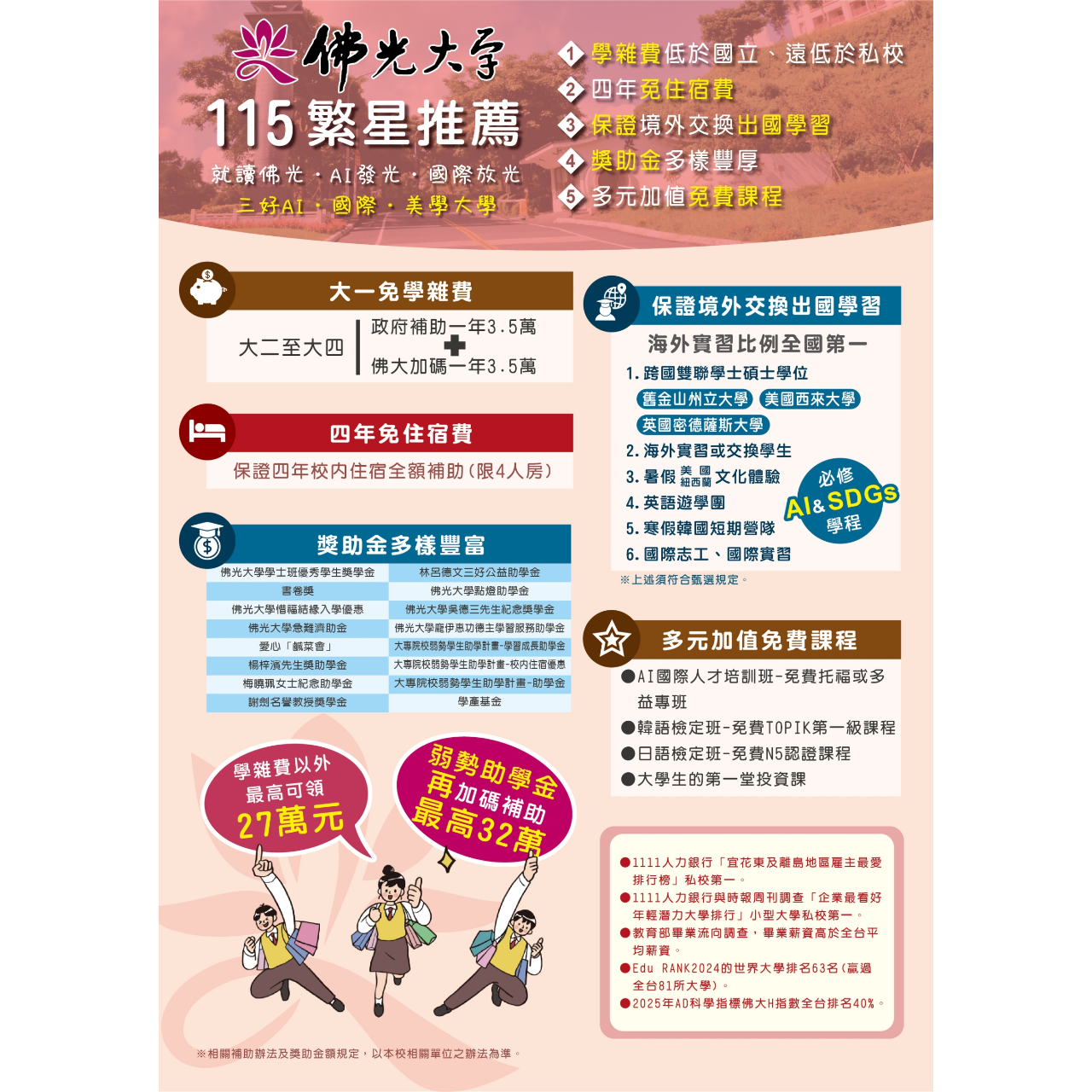 佛光大學就學諮詢