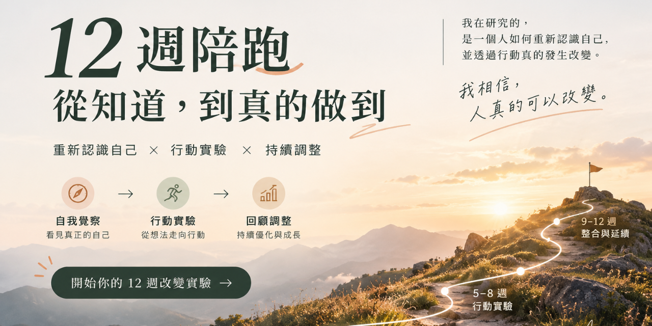 12 週執行力陪跑營（第二季）｜拖延症卡關陪跑｜Merle 梅爾