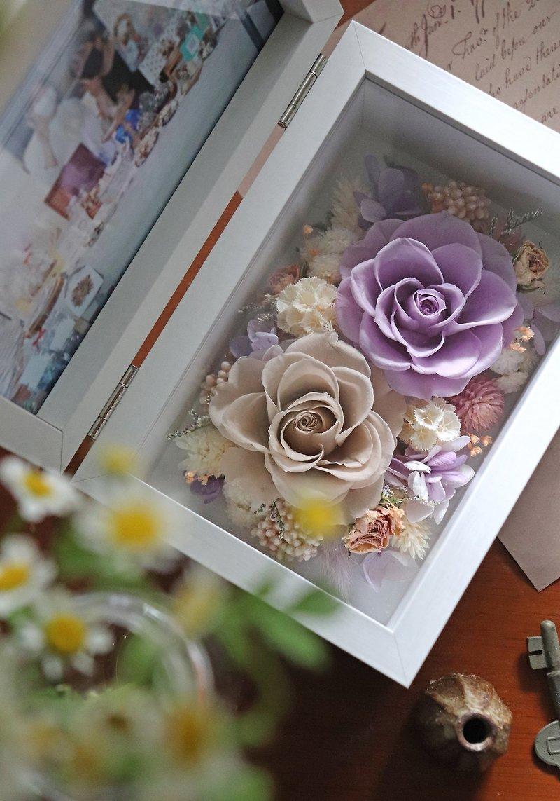 蒔嚐花藝 送禮首選 永生花相框