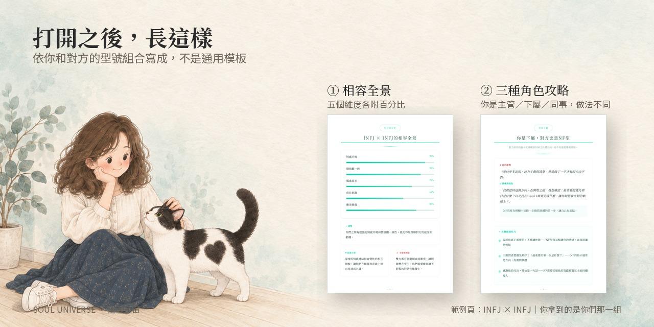 靈魂關係報告・職場 PRO 版｜18 頁，主管／下屬／同事三種角色攻略