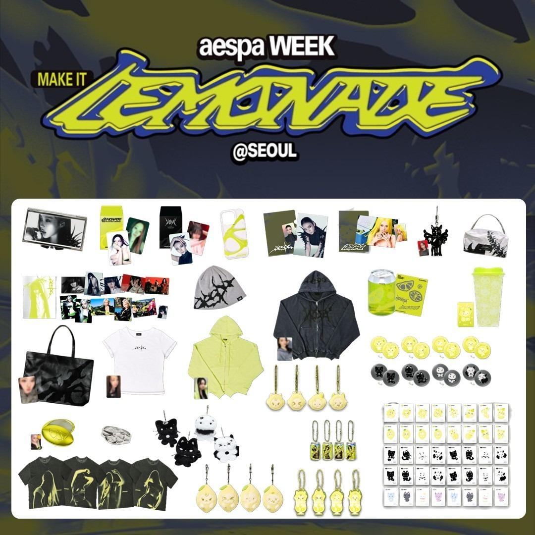 Erica_In_Seoul 預購 aespa LEMONADE 快閃店 週邊