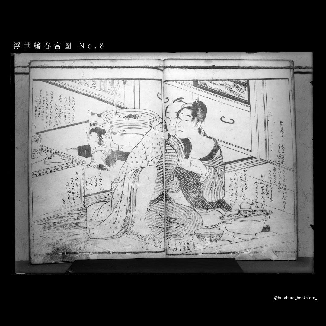 BURABURA BOOKSTORE 浮世繪春宮圖 玻璃底片展