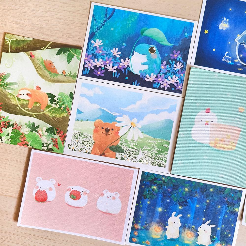 lindafish Pinkoi 蝦皮/ 厚磅明信片