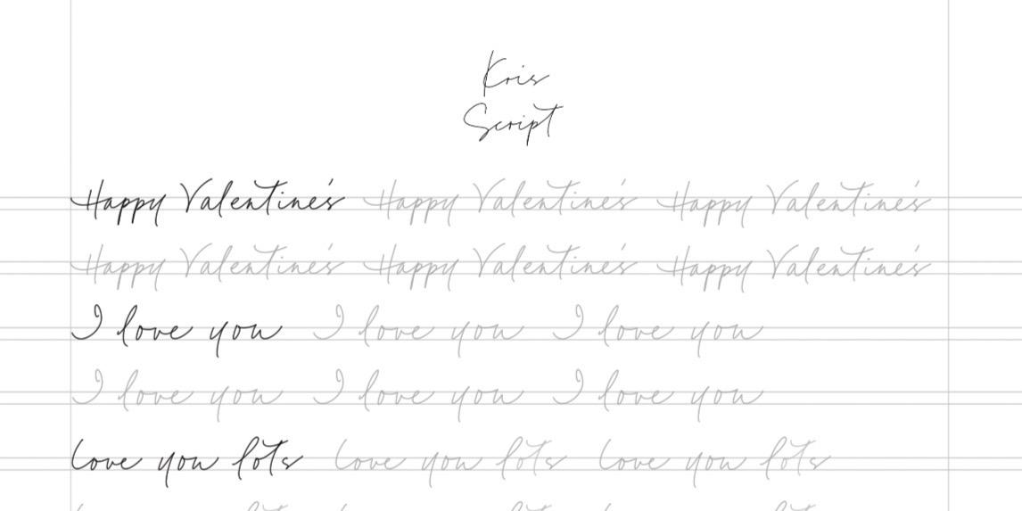 Kristine Yeung Calligraphy