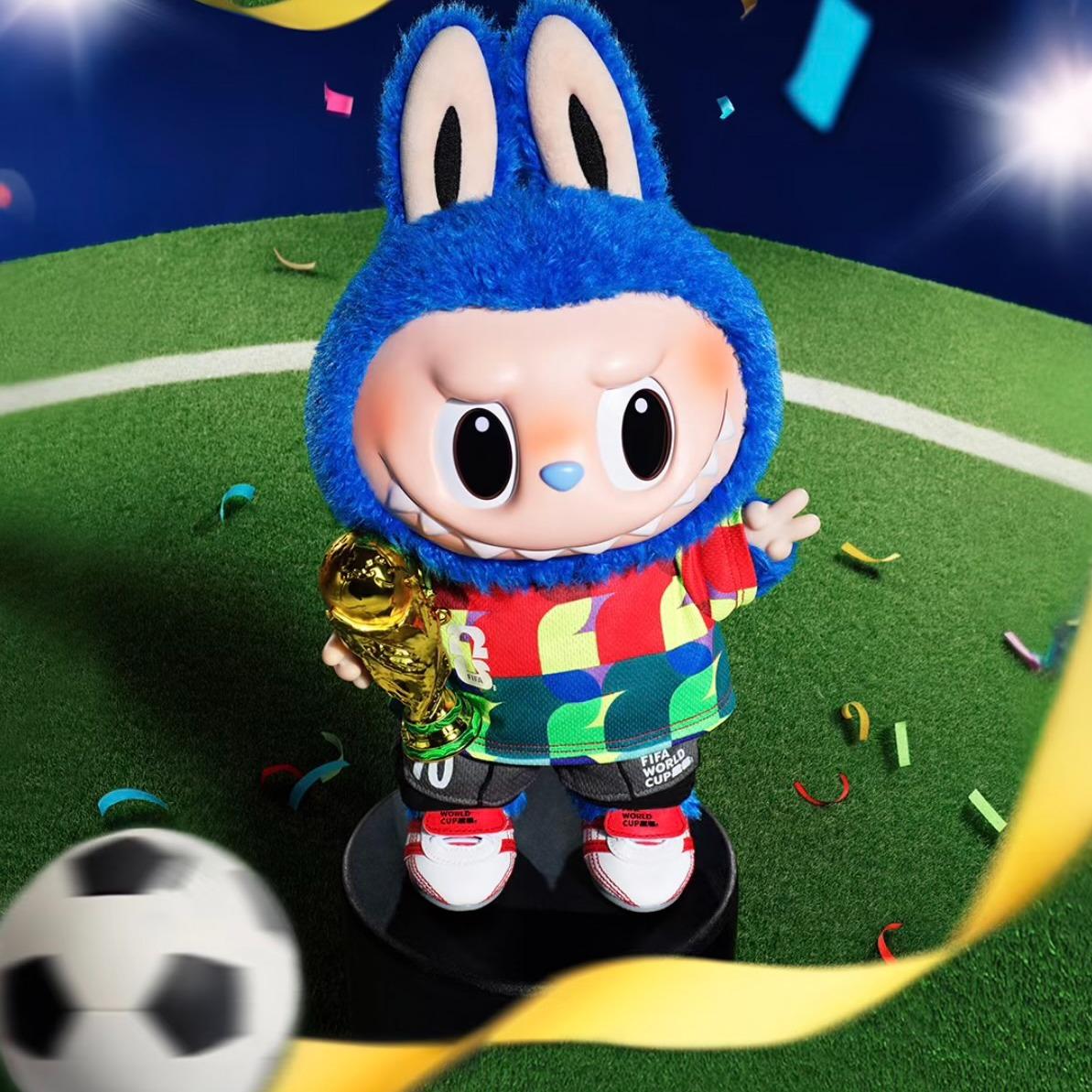 小羊羊🐑 THE MONSTERS × FIFA系列 - Catch the Win搪膠毛絨公仔