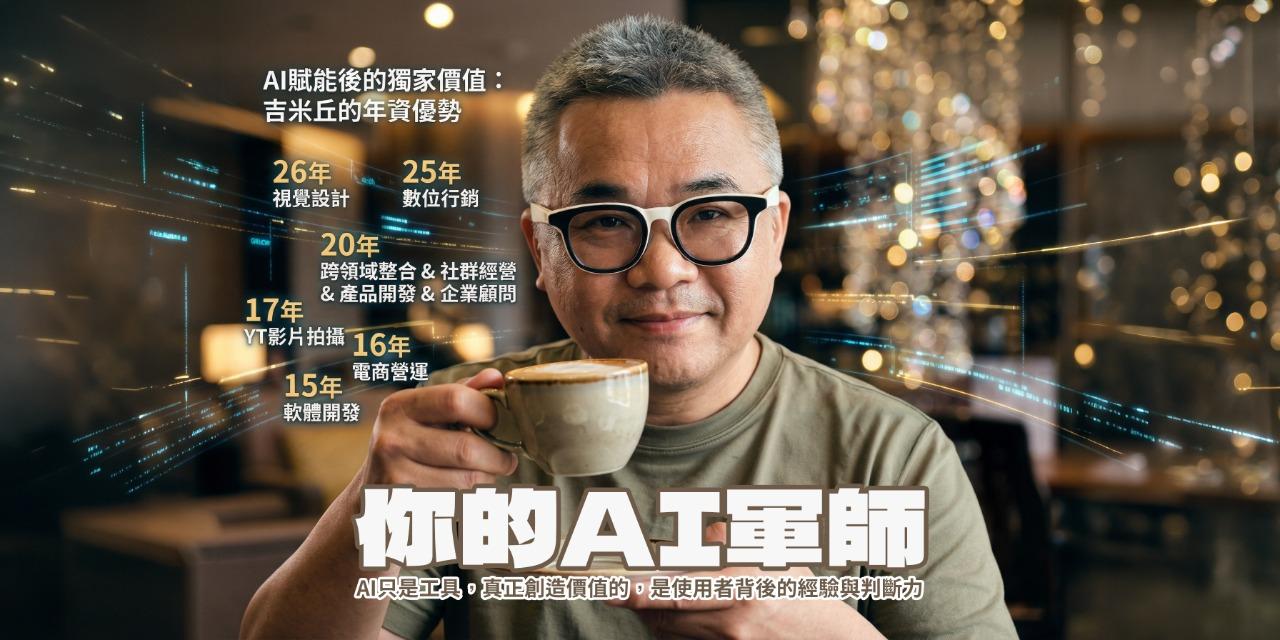 [個人] 你的AI軍師 陪跑顧問服務