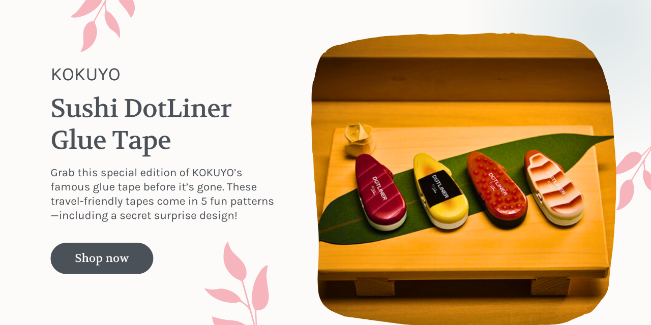 85 Rue Tranquille KOKUYO Sushi DotLiner Glue Tape