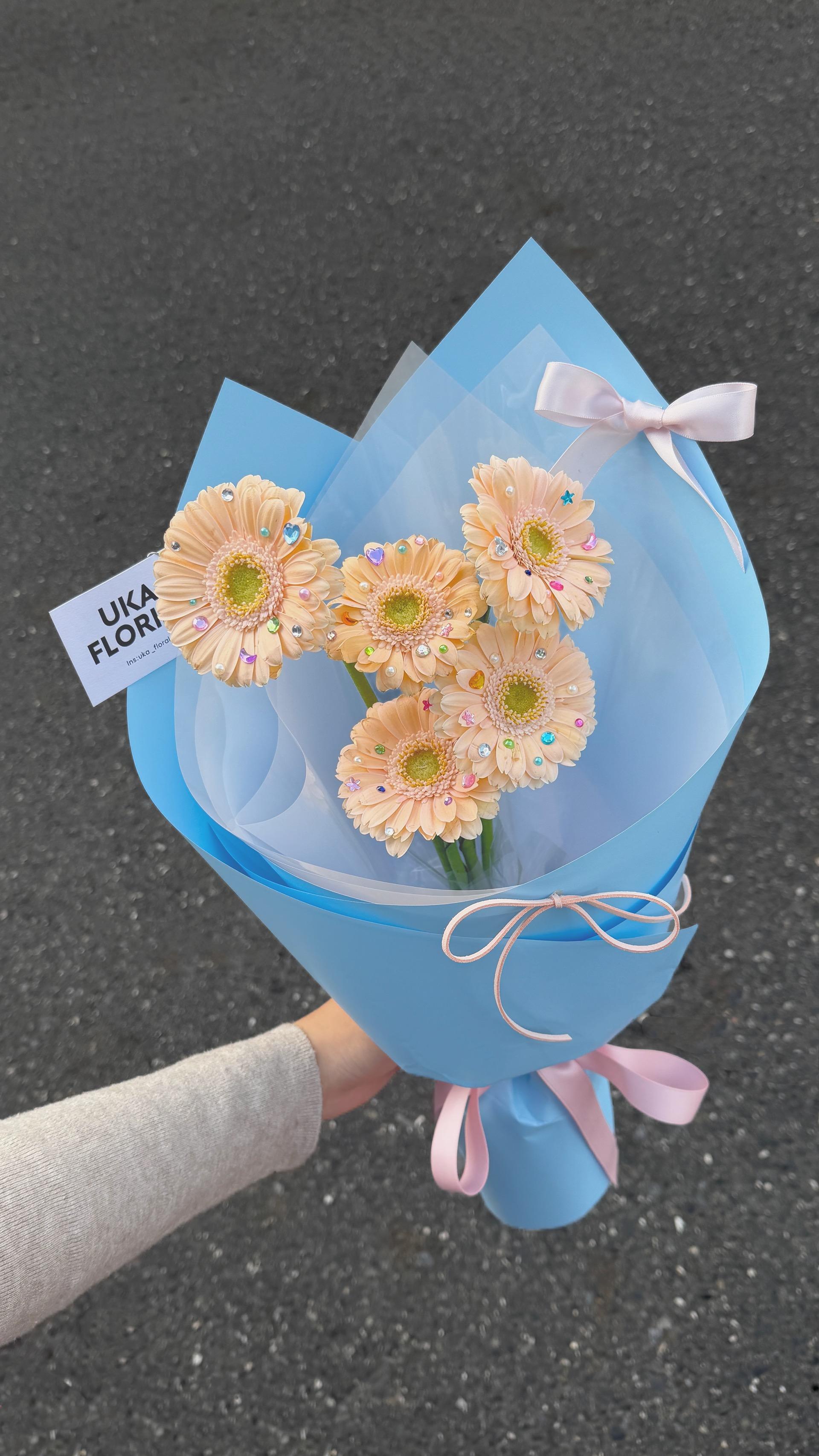 2026情人節非洲菊/香豌豆花束