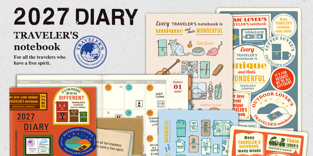 85 Rue Tranquille Traveler's Notebook 2027