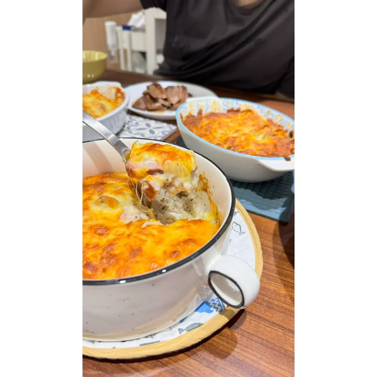 飯糰飯捲的媽 嘎嘎 加點焗烤起司送進烤箱更加分！