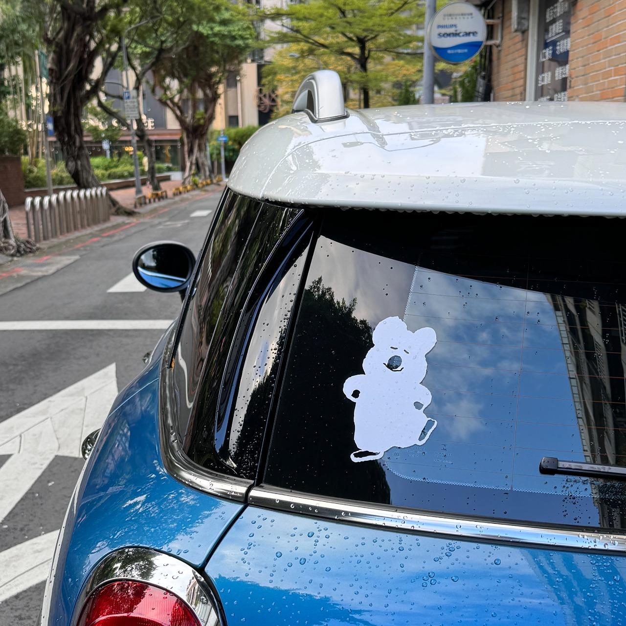 ⁺◟ 歡迎成為小Light打 ⁺◟♡² HAPPY QUOKKA WINDOW STICKER (車窗貼紙)