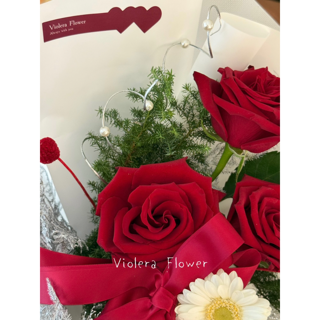 𝙑𝙄𝙊𝙇𝙀𝙍𝘼 𝙁𝙇𝙊𝙒𝙀𝙍 A款 ღ 聖誕花束(鮮花/永生)