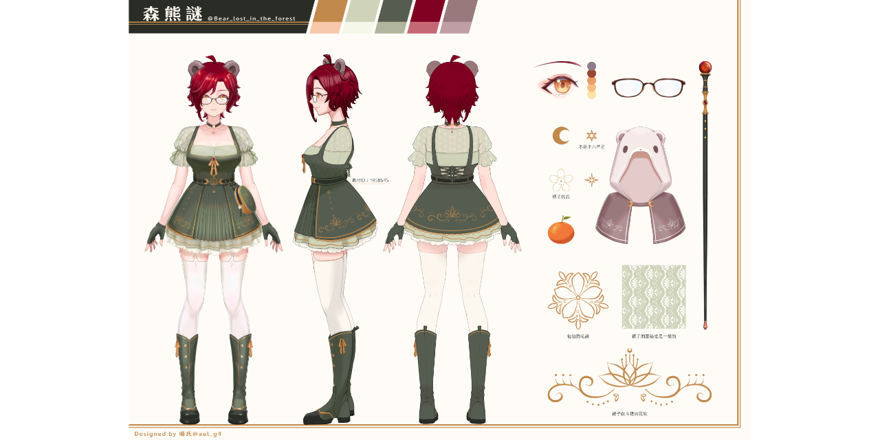 Bear lost in the forest || 森熊謎 三視圖