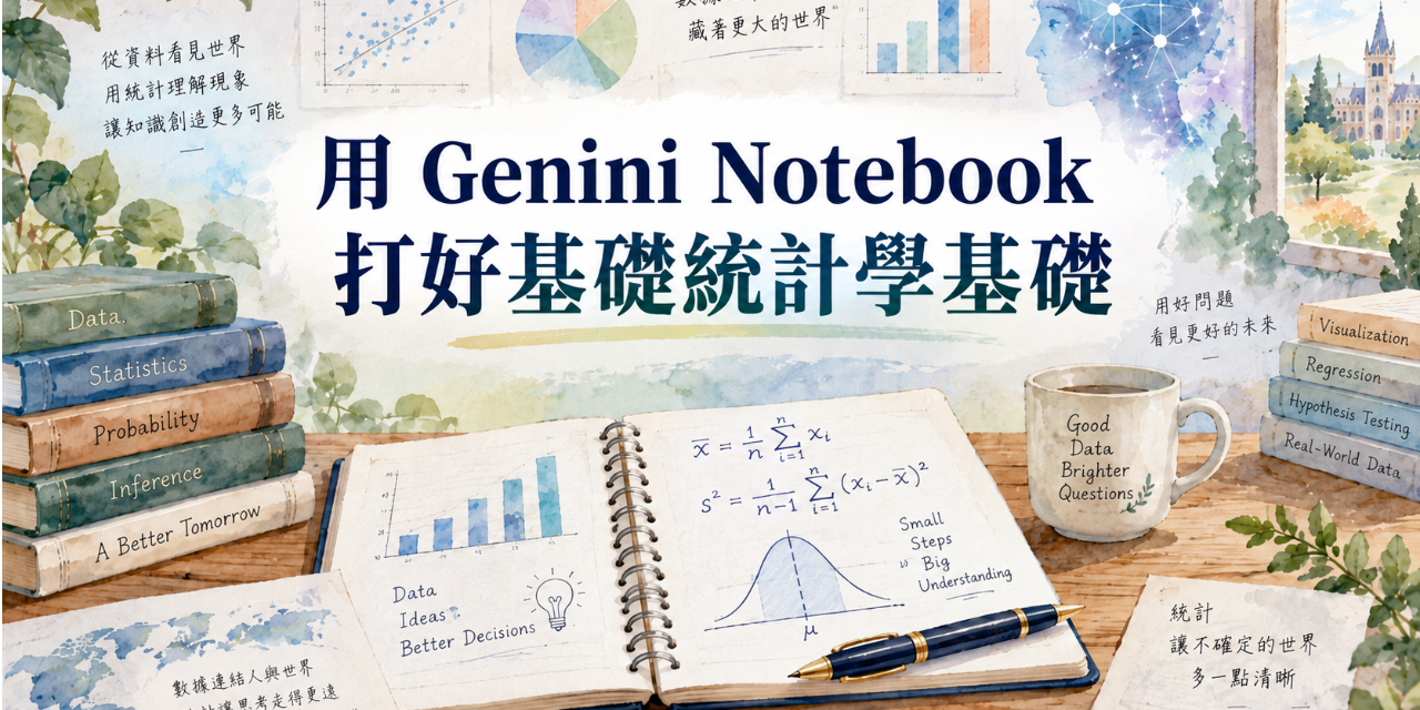 Gemini Notebook 基礎統計學 論文