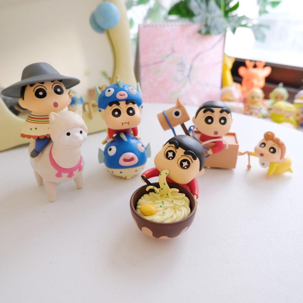 sunsetgoods 日落小物｜正版授權專賣店 《蠟筆小新》一起玩♥︎｜逗趣日常發條公仔盲盒 NT$350