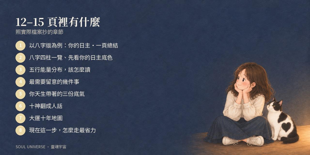 Soul Report 命盤入門版｜八字／紫微／人類圖／占星四選一，翻成你看得懂的話