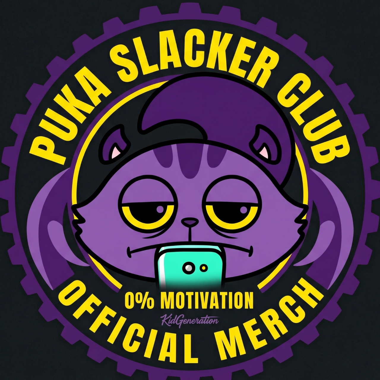 屁孩時代KidGeneration_tk 屁孩時代,廢宅貓,puka,kidgeneration,tk,teepublic,redbubble