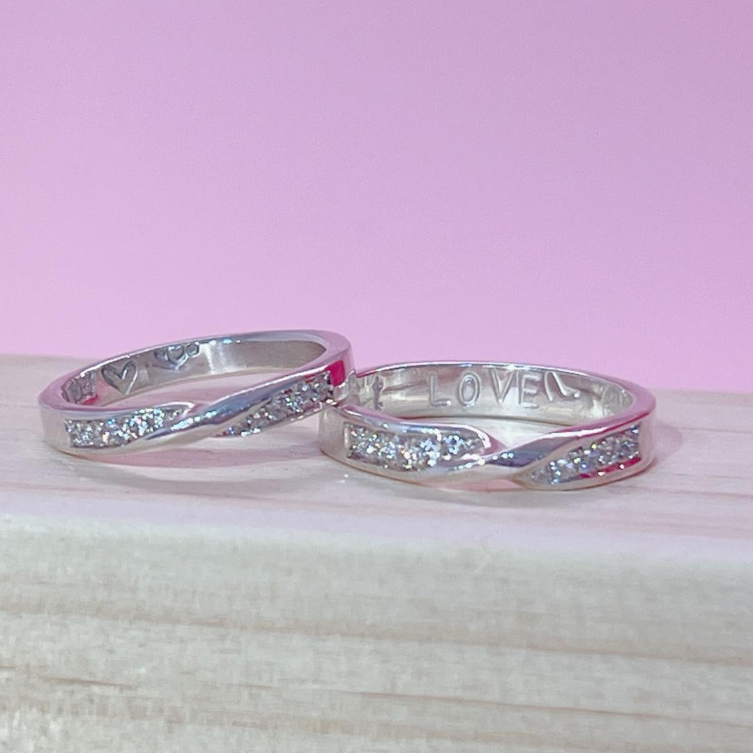 雪莉金工 單扭十水鑽鑲嵌