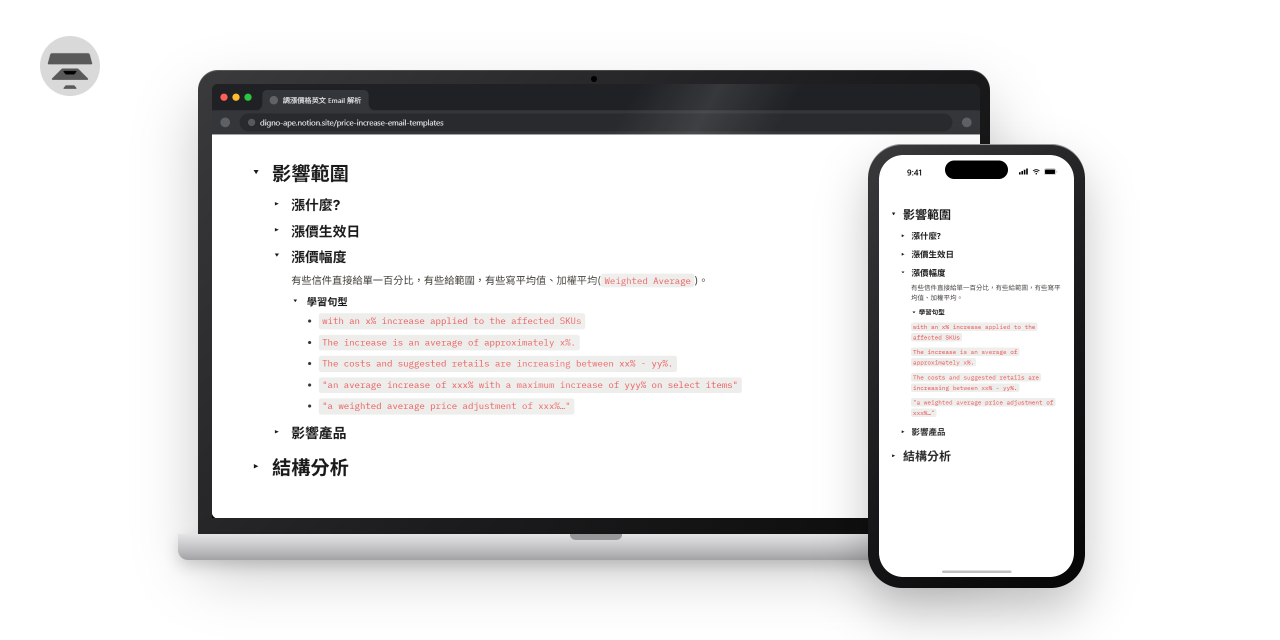 商務英文信件模板分析 - 漲價篇
