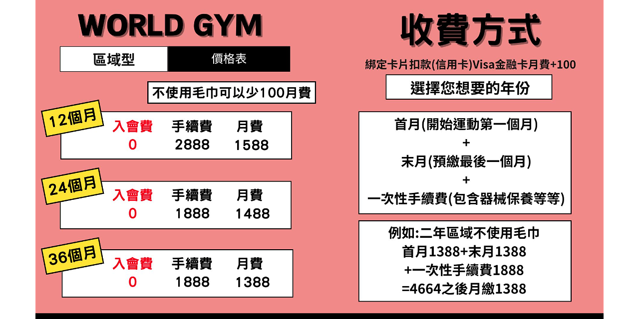 Worldgym入會連結
