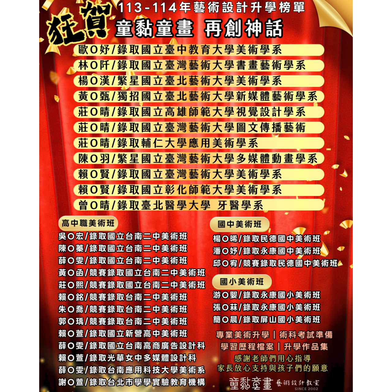 童黏童畫藝術設計教室｜台南畫室 有效啟蒙&培訓