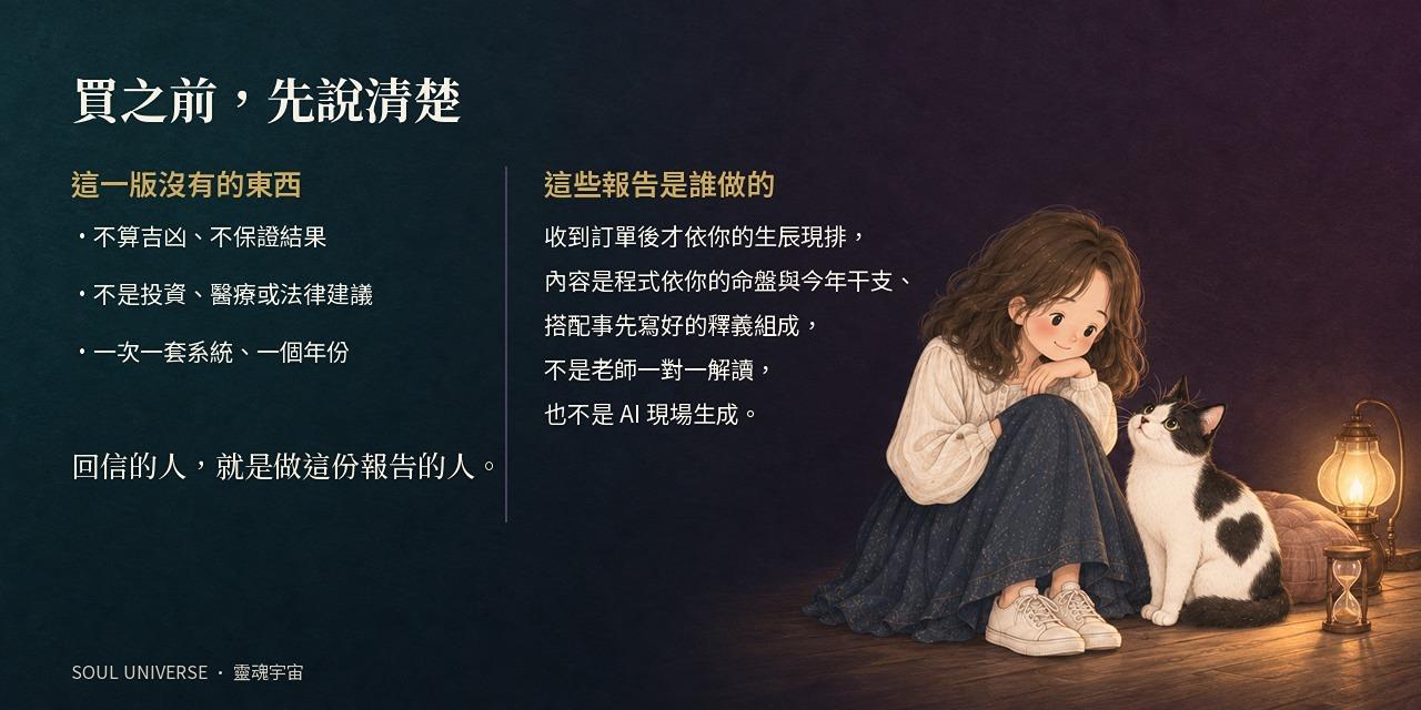 Soul Report 年度流年報告｜八字或紫微二選一，把今年翻成看得懂的話