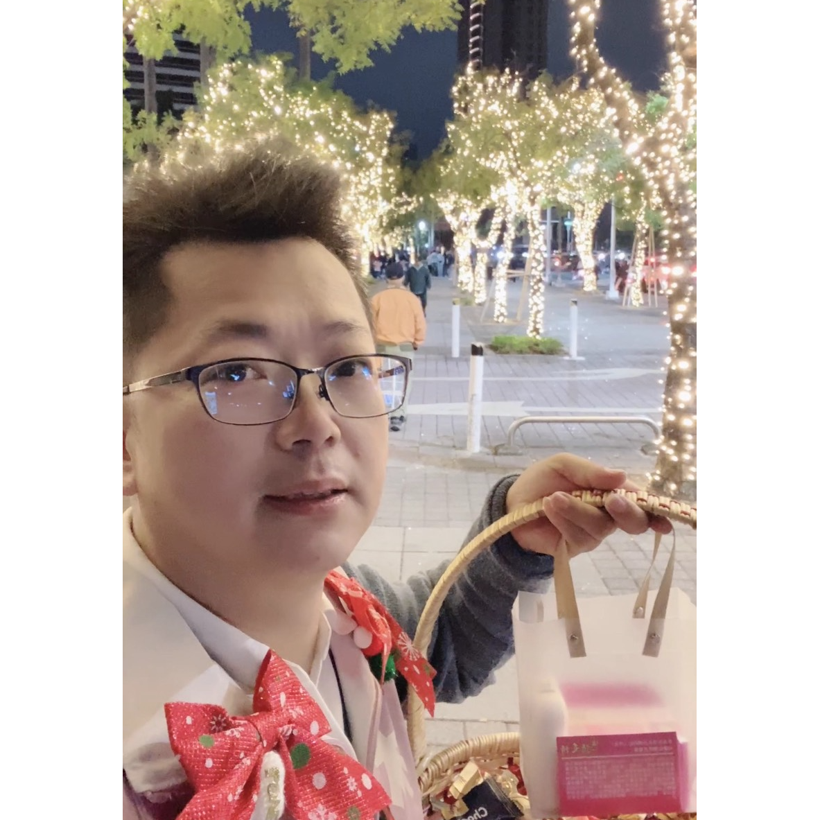 林彥 三民區市議員參選人/高雄市。擬AI智慧議員 中央公園 燈火催燦 12/25