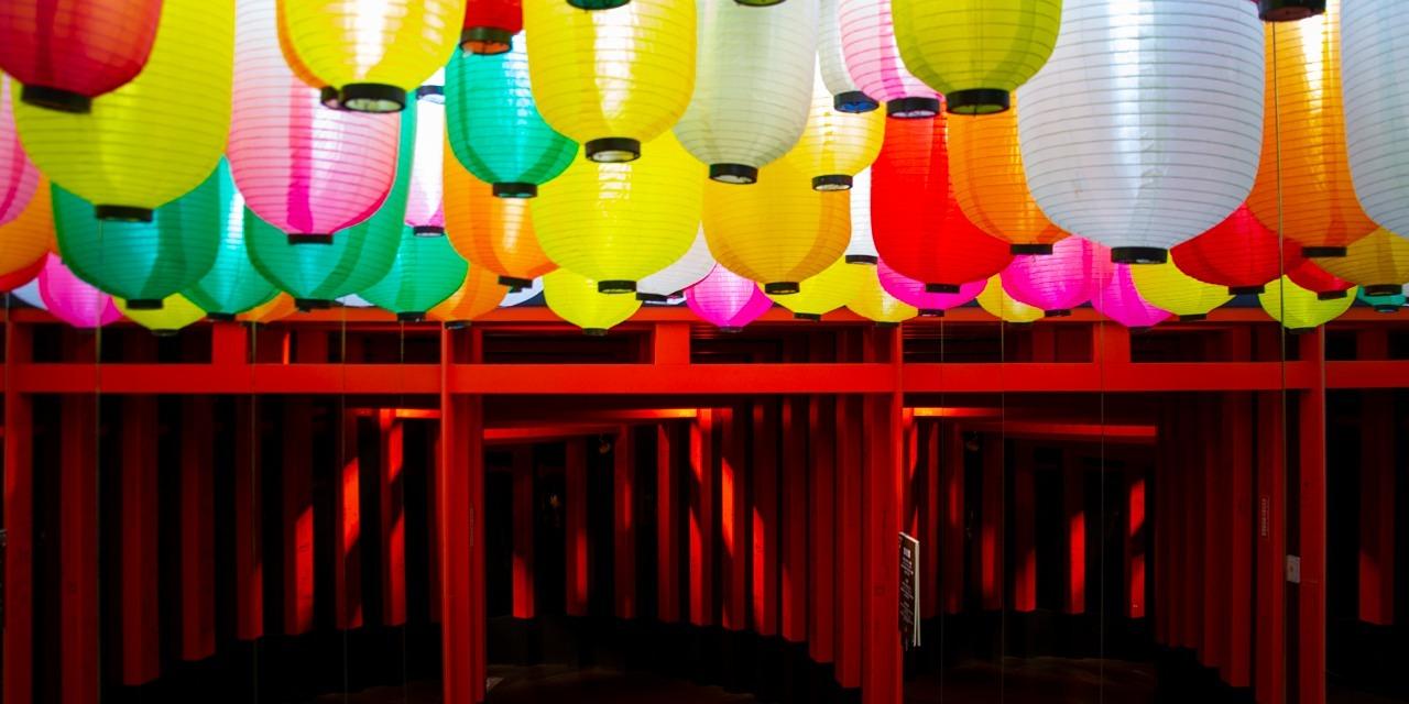 Jerry Shen 鏡、燈籠、鳥居