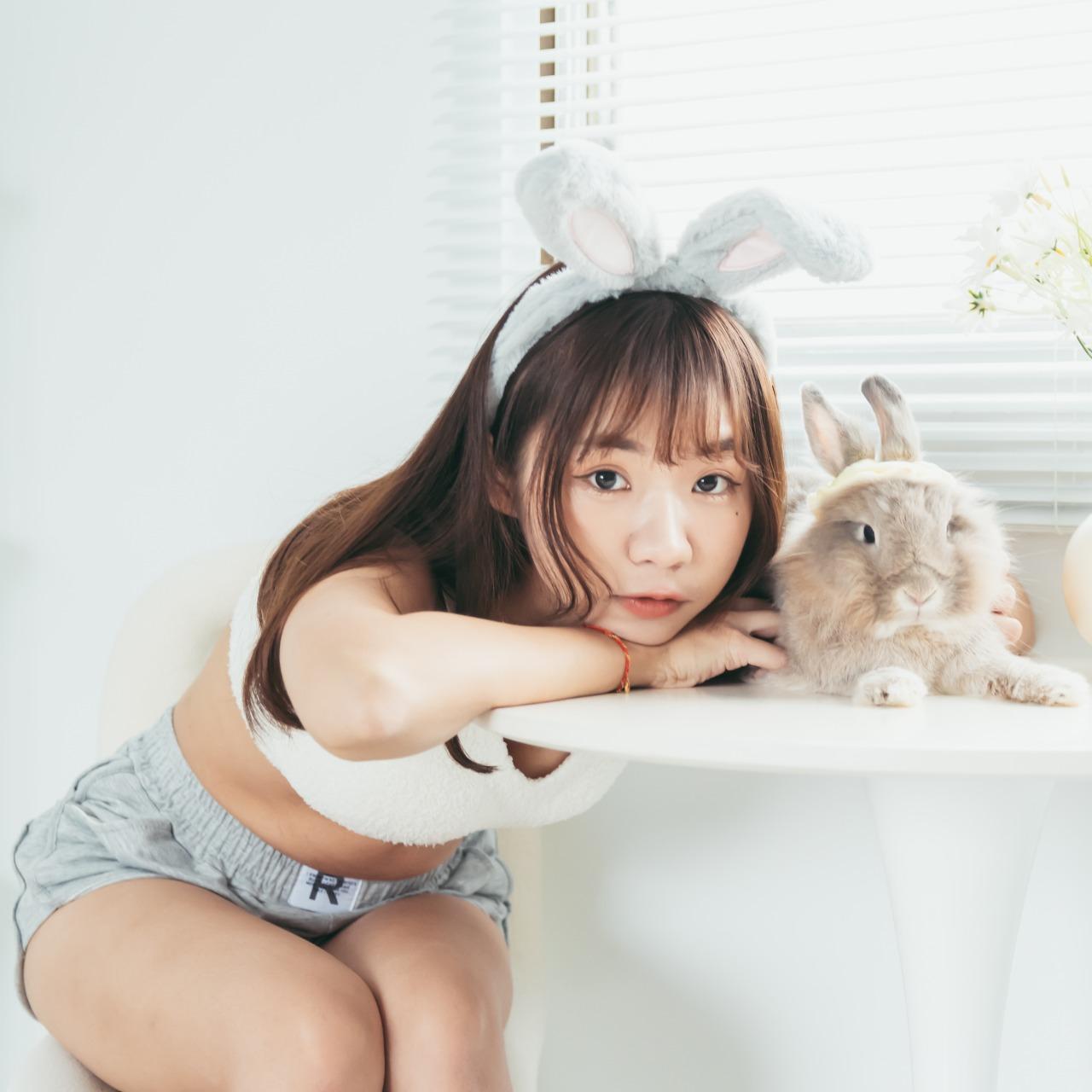 梧桐映像 寵物寫真 寵物合影 寵物 兔 兔子 兔兔