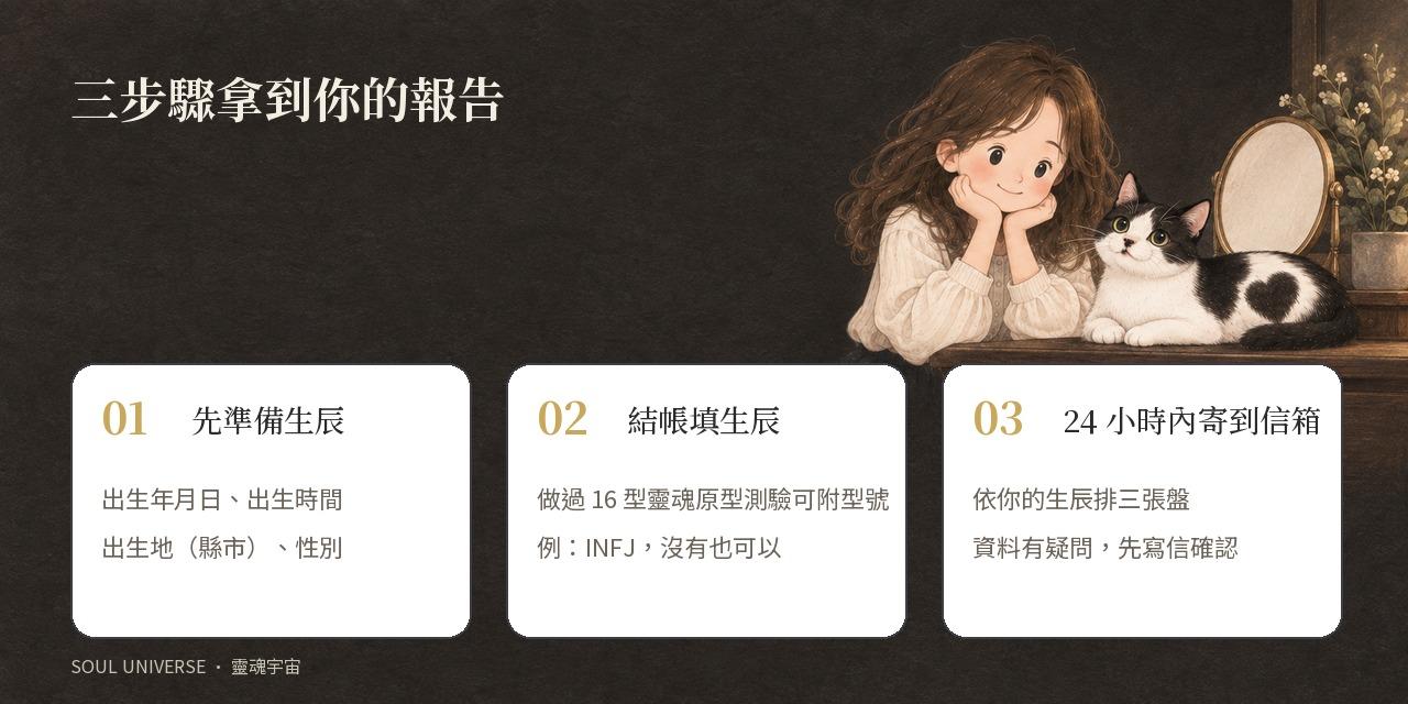 Soul Report 三面鏡交叉驗證完整版｜占星 × 紫微 × 人類圖，三套系統照同一個你