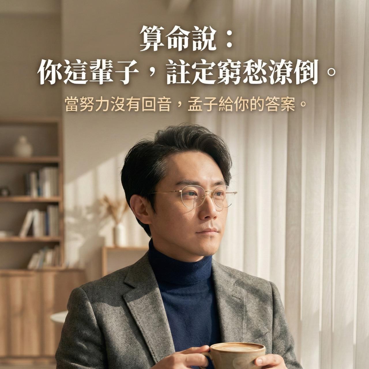 立森｜哲學諮商師 算命說你這一輩子將窮愁潦倒，該怎麼辦？——孟子「性命對揚」與自我價值的復原