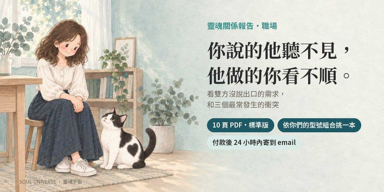 靈魂關係報告・職場 標準版｜10 頁，找出他聽得進去的說法