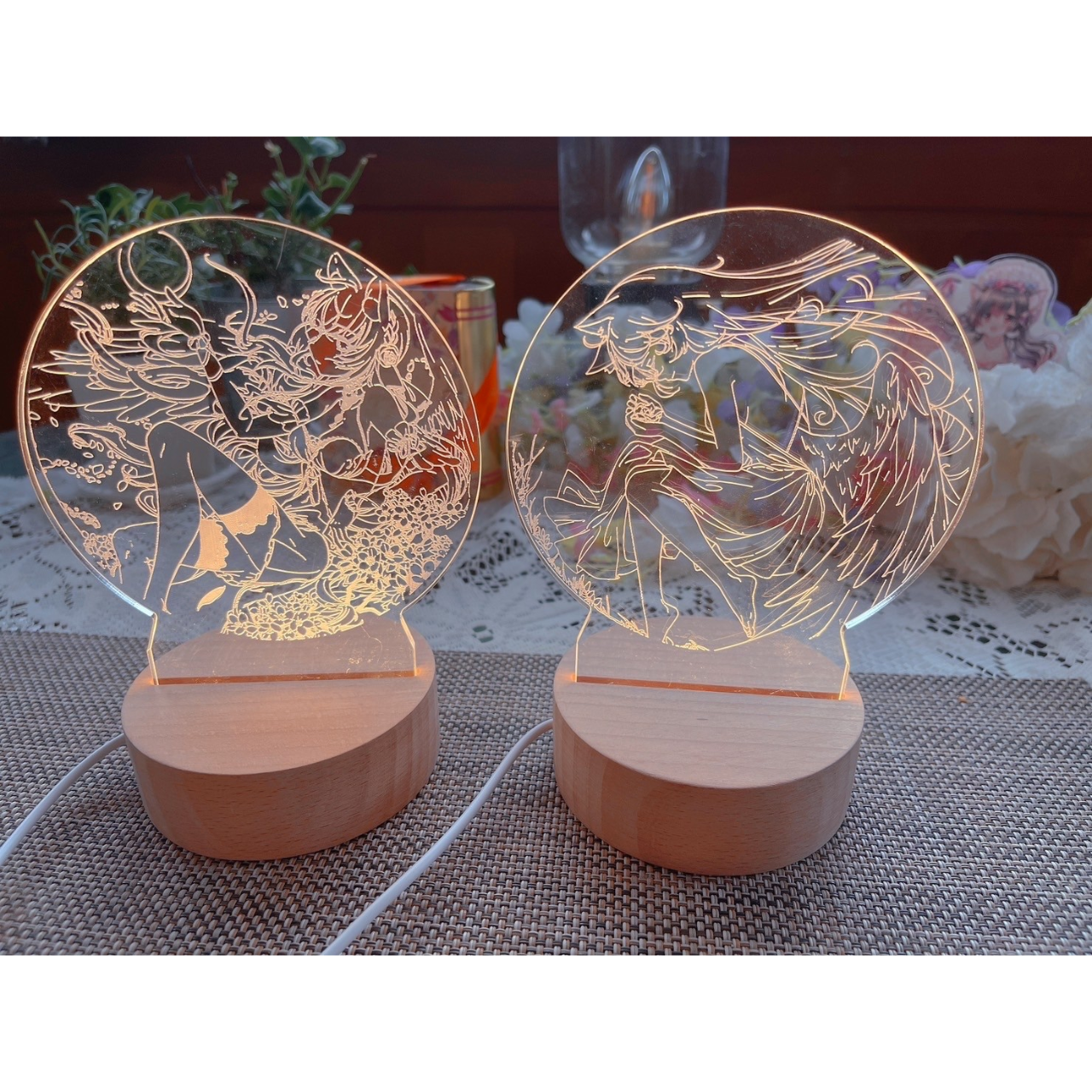 Wish印務整合 💡雷雕小夜燈