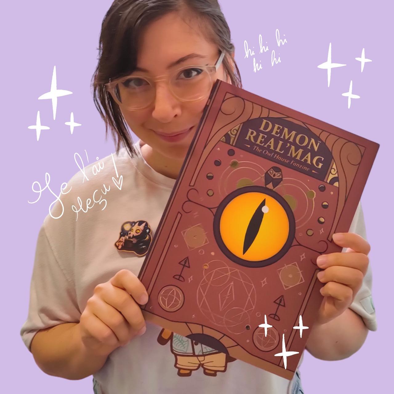tastethepollen Mon illustration est dans le fanzine Demon Real  Mage