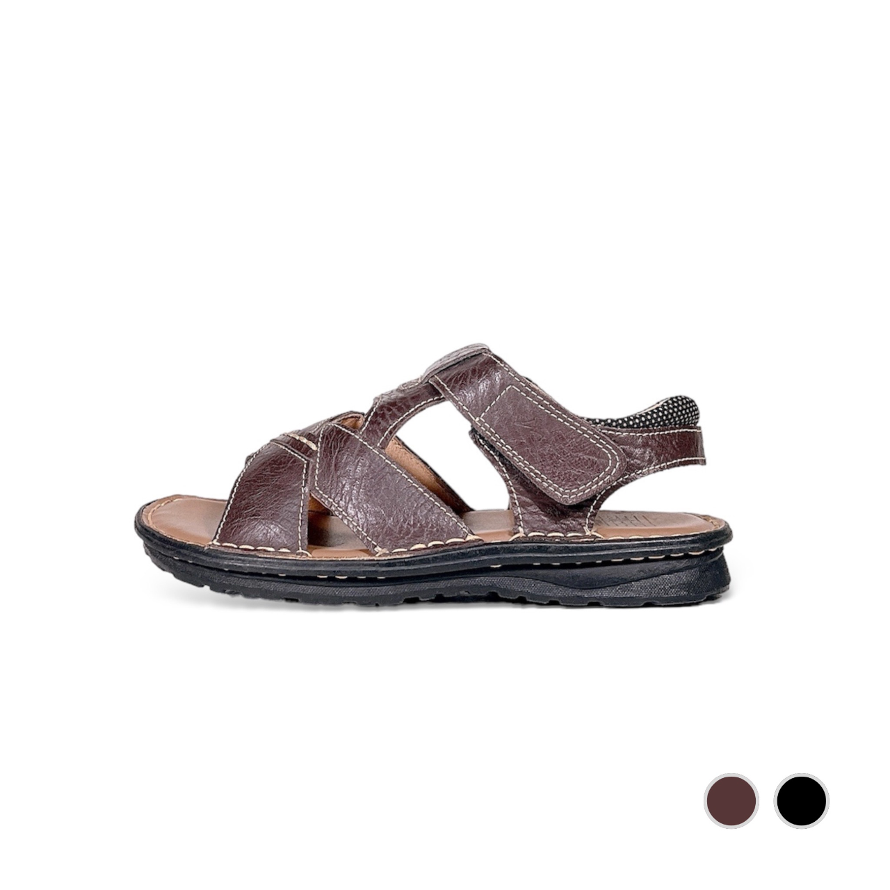 明大皮鞋｜專櫃真皮男女鞋 防滑真皮手工氣墊涼鞋