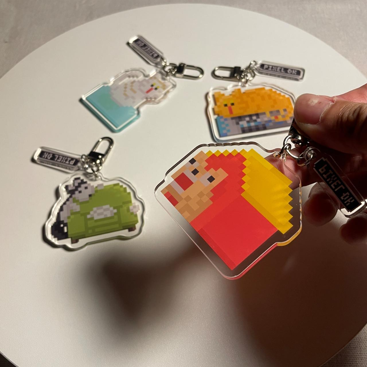 PIXEL DK 吊飾｜犯賤的我居然養了這些的搗蛋鬼