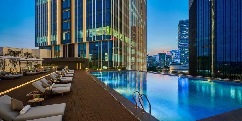 小腹婆大世界 台北漢來＿入住後開始吃吃喝喝、酒品無限暢飲，從白天吃到晚！