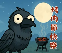 Hello Mr. Raven Line 貼圖販售中