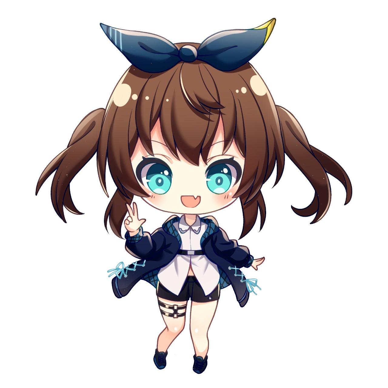 雲之上夢見、Vtuber、Q版人物、插畫、Q版立繪、日系插畫、插畫委託、頭貼委託、雙人情頭、私人委託、夢圖委託、泡啾PauJiou