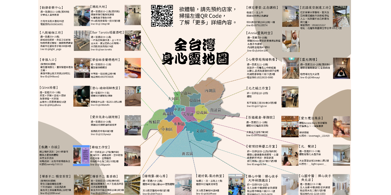 全台灣身心靈地圖 身心靈google地圖