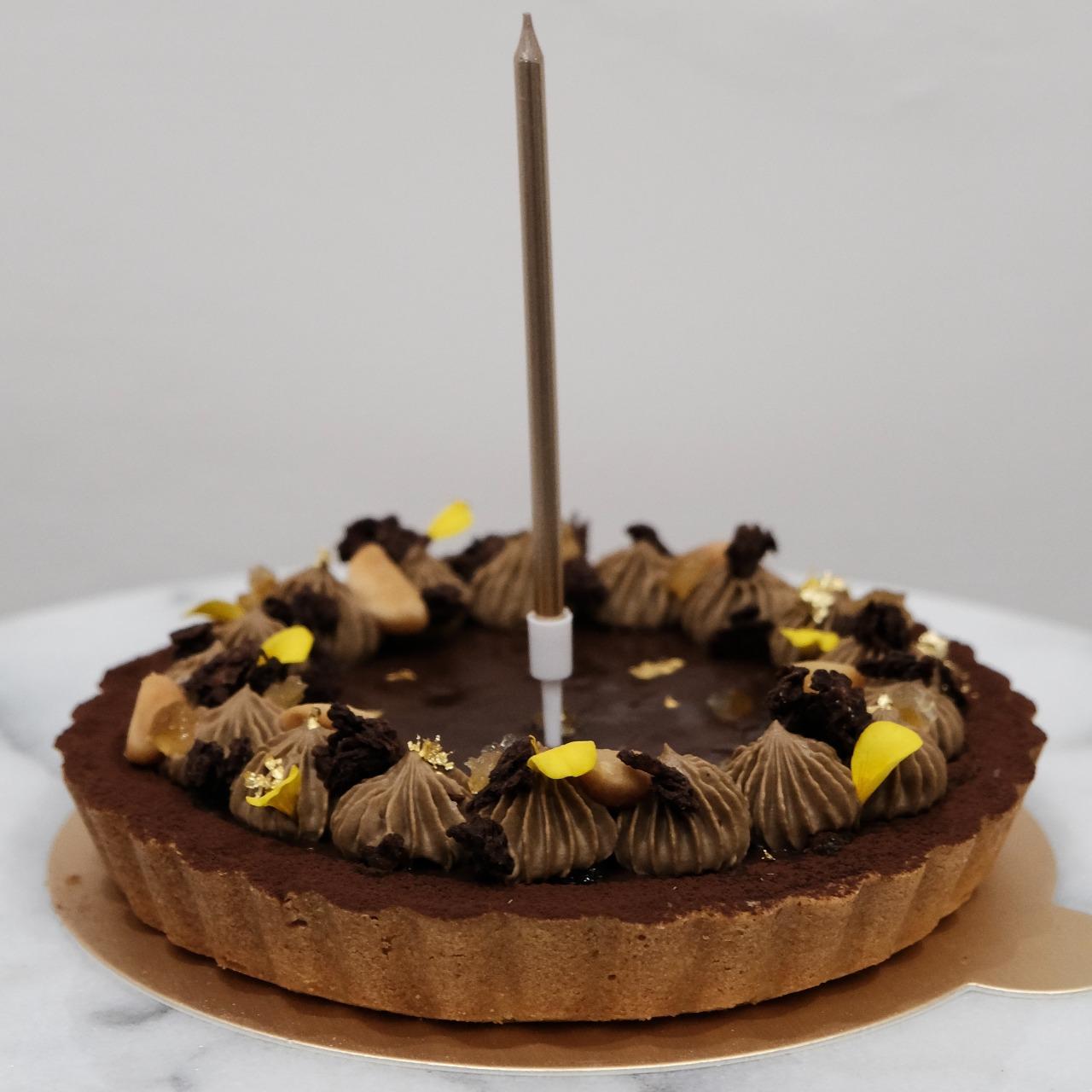 海鹽焦糖生巧克力塔 訂購單｜可宅配｜